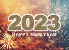 2023 Happy New Year met vuurwerk